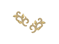 18kt yellow gold Ivy ear climber with .38 cts diamonds. Available in white, yellow, or rose gold.
